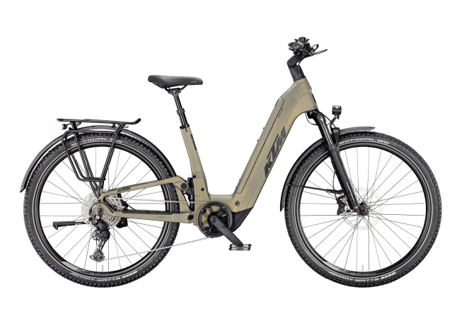 KTM  MACINA AERA FS ELITE LFC OLIVE PEARL MATT (BLK+ORANGE) - 1