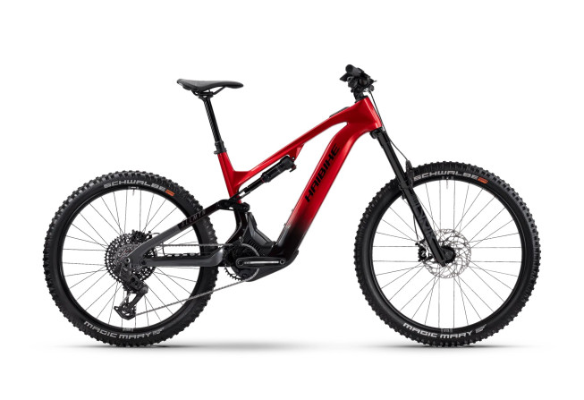 Haibike ALLMTN CF 9 MTB Fully red/black/platinum glänzend - 1