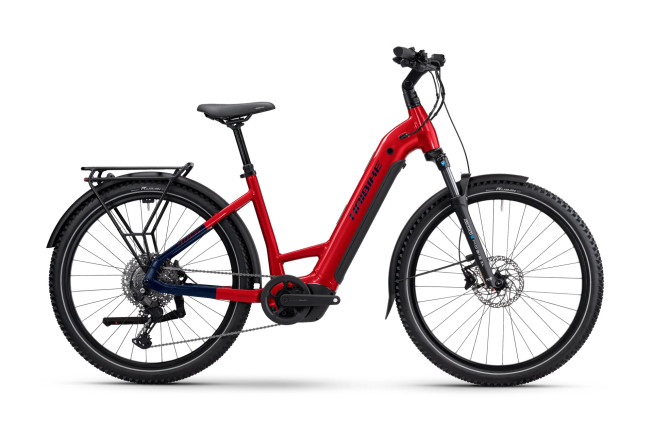 Haibike TREKKING 7 - Low dynamite red/blue glänzend 2025 - 1