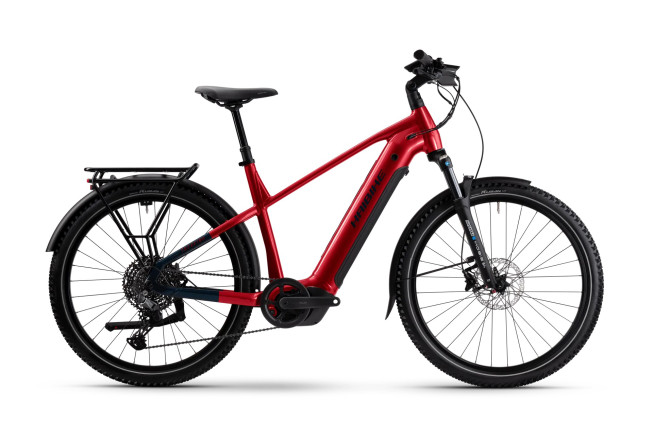 Haibike TREKKING 7 - High dynamite red/blue glänzend 2025 - 1