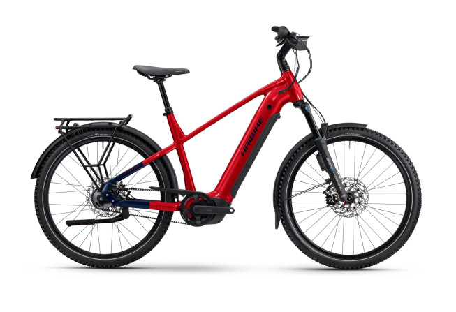 Haibike TREKKING 9 ABS - High dynamite red/blue glänzend 2025 - 1