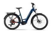 Haibike TREKKING 4 - Low  blue/orange/silver glänzend 2025 - 1